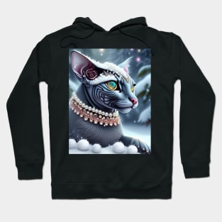 Hybrid Sphynx Alien Hoodie